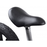 Detské odrážadlo Tiny Bike gumové kolesá čierno-červené